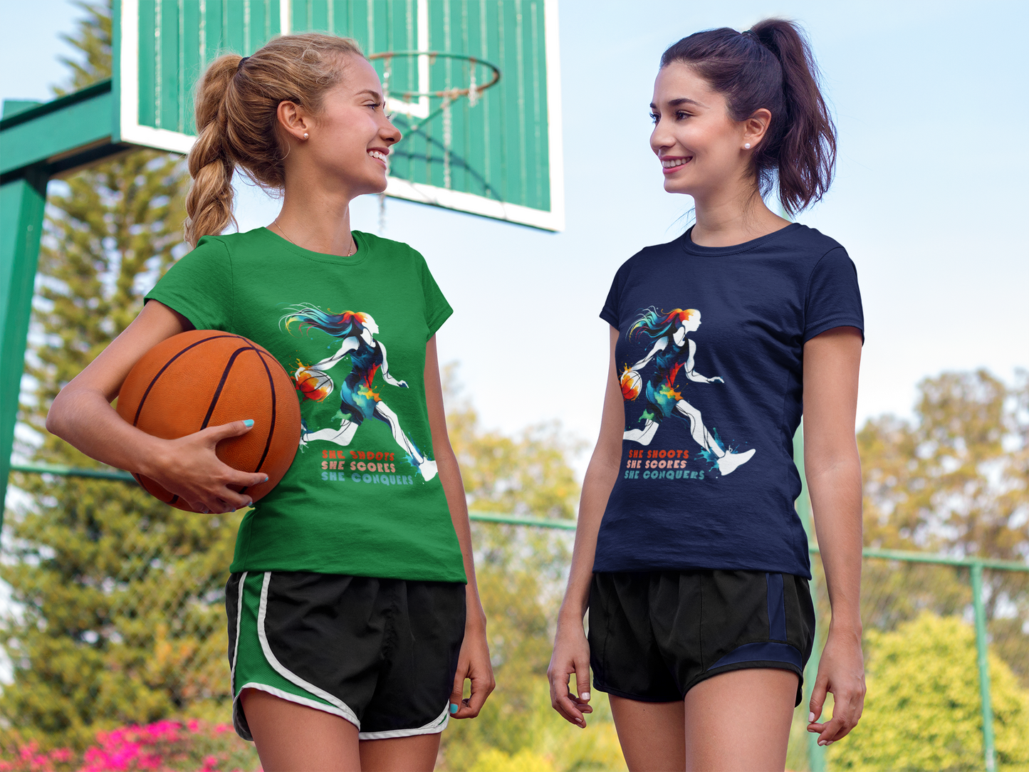Girl Basketball Shirt for Basketball Coach Basketball Tshirt for Friend Sport Gift for Basketball lovers Gift for Basketball Player T-Shirt