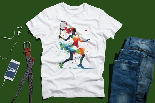 Tennis Girl Shirt for Tennis Lovers, Tennis Player TShirt for Tennis Coach