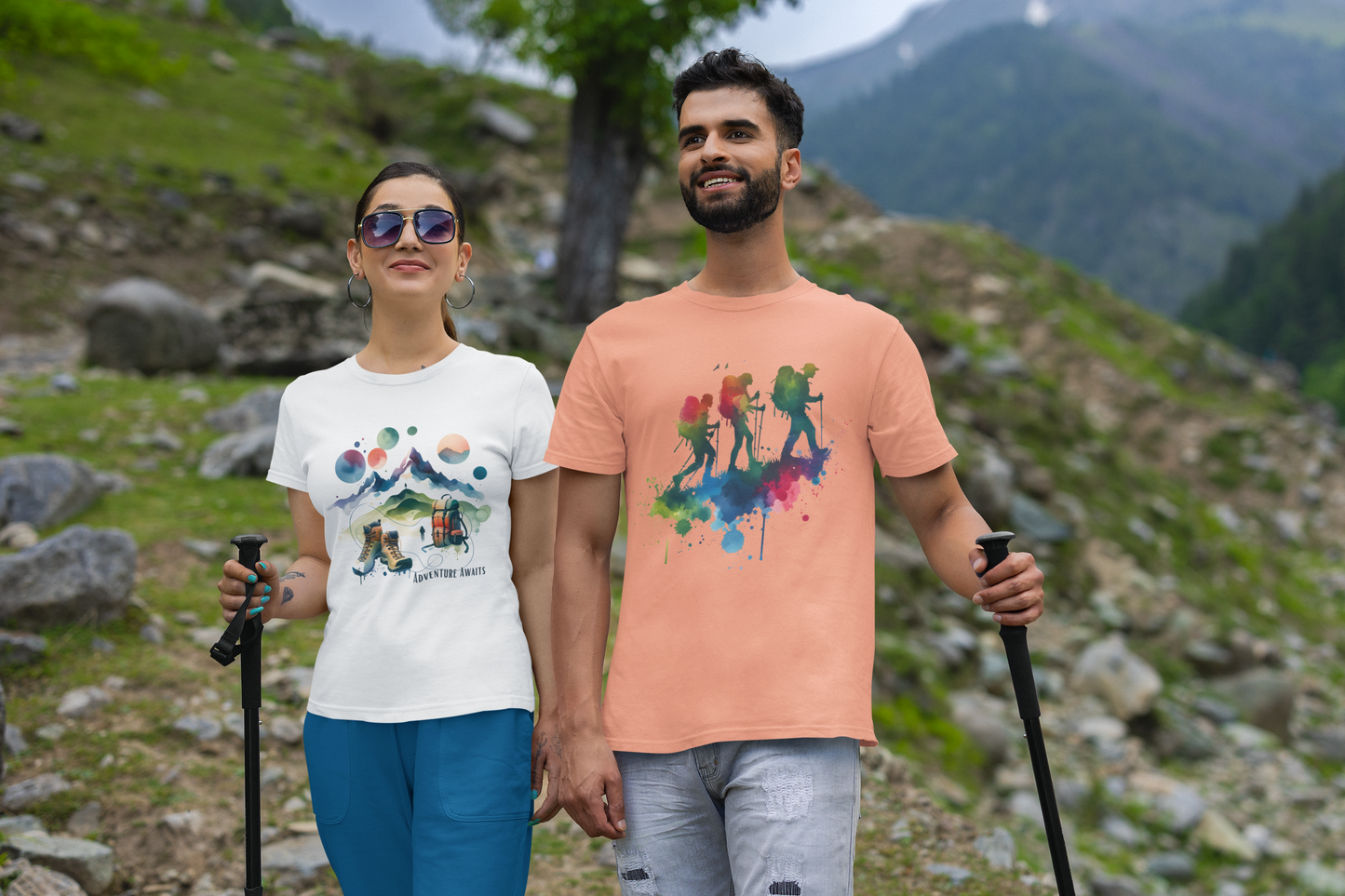 Hiking Shirt for Camping Group, Outdoor Gift for Hiking Group Adventure Lover