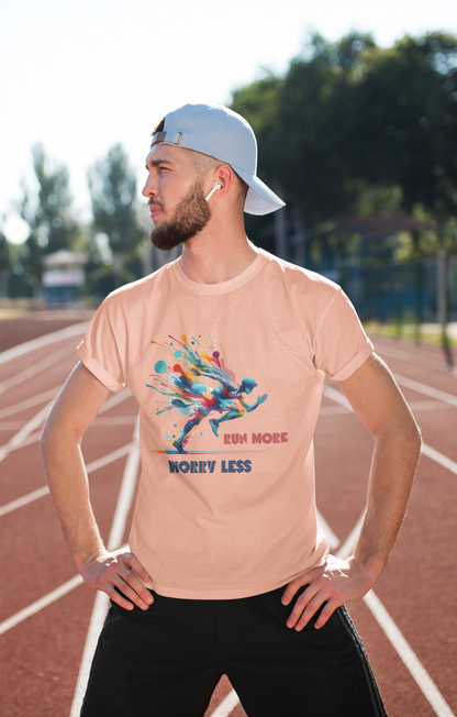 Athletic Boy Shirt for the Sporty Men, Cute Runners Shirt for Sporty Men
